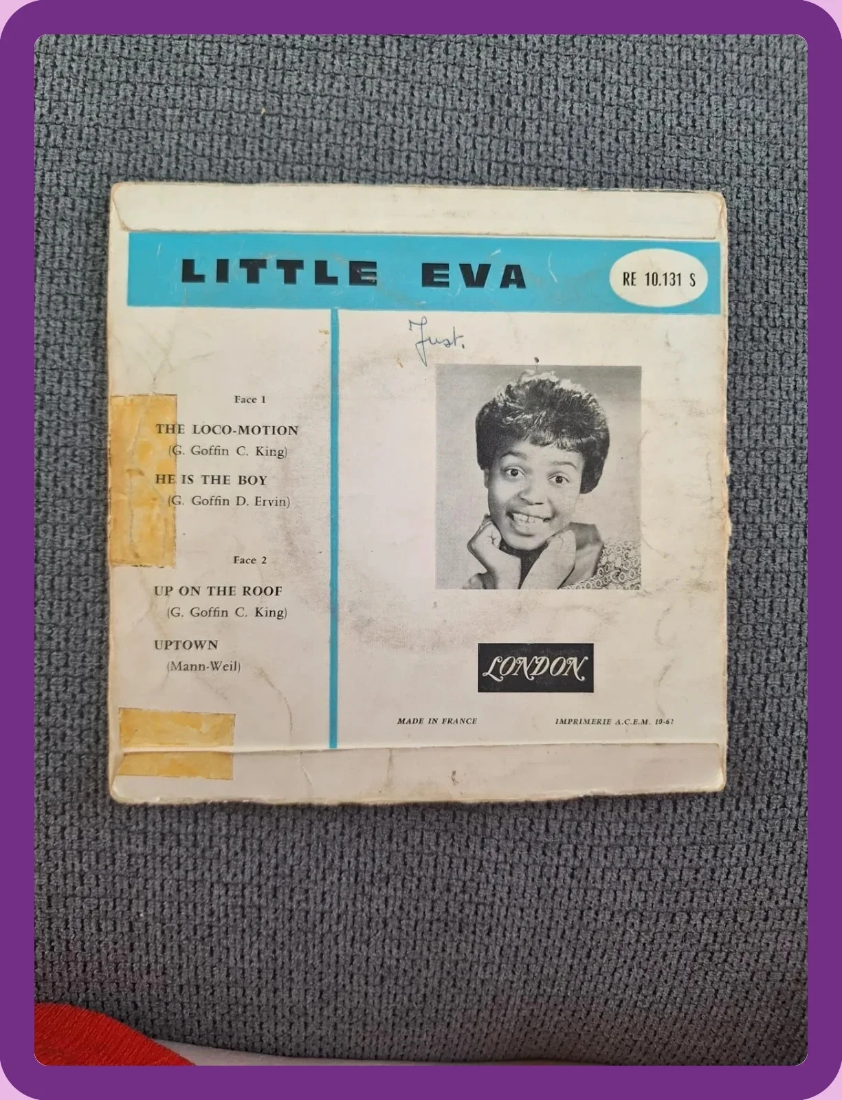 Vinyle 45 tours Little Eva Loco Motion – photo 2